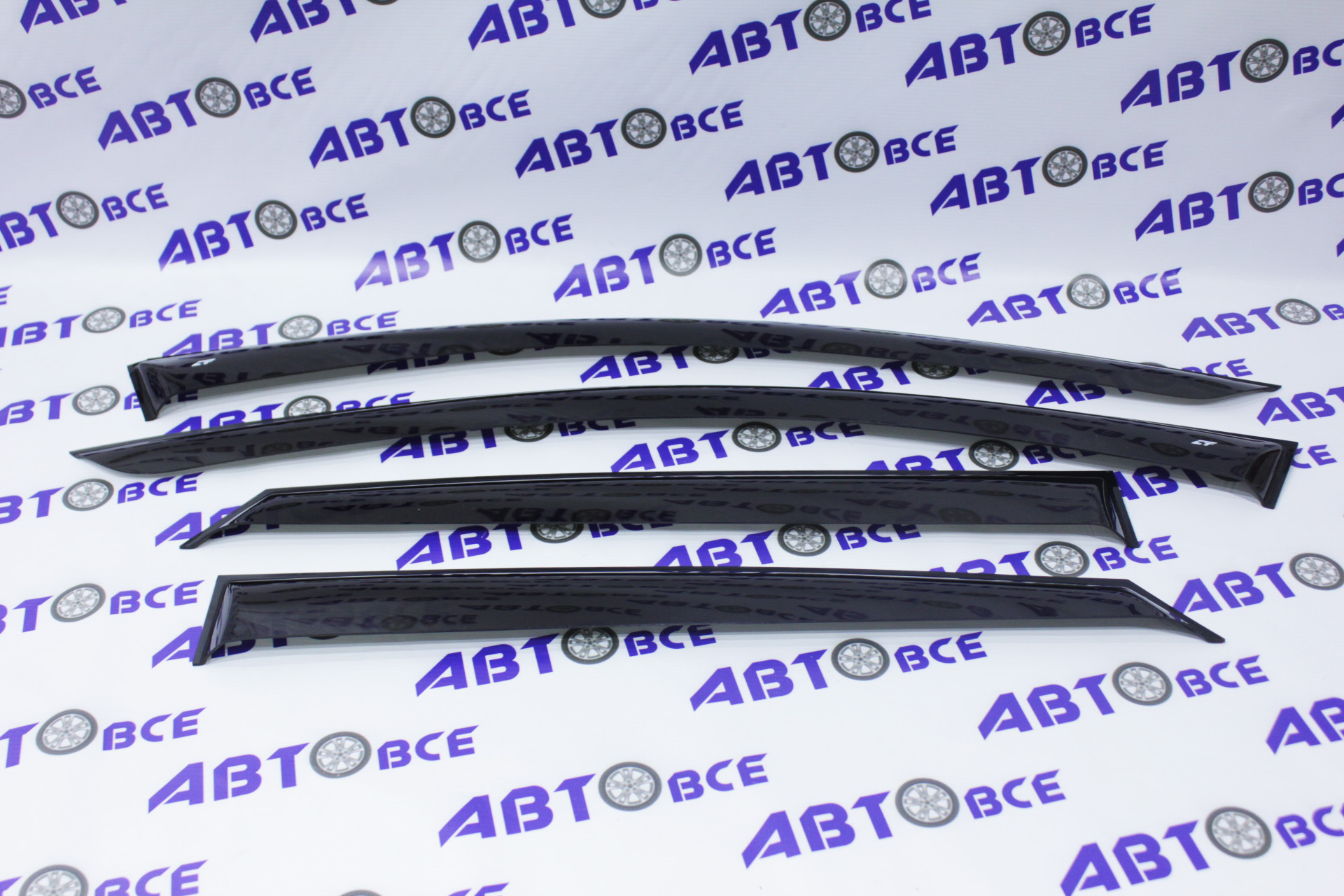 Дефлекторы боковых стекол (ветровики) Audi A6 (с 1997-2004г) COBRA (комплект 4 шт) TUNING